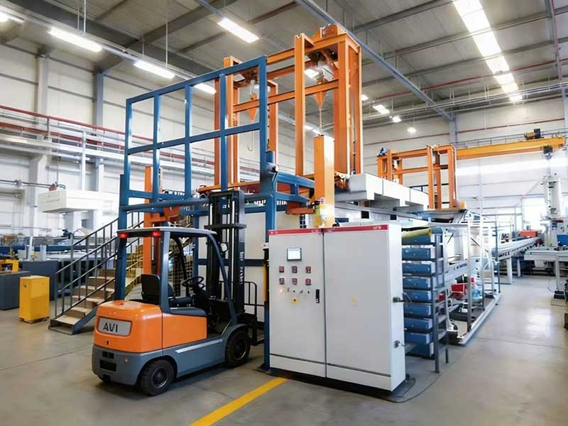 龍門式高鐵零部件清洗烘干線